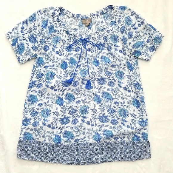 J. Jill Tops - J.Jill Top XS Blue and White